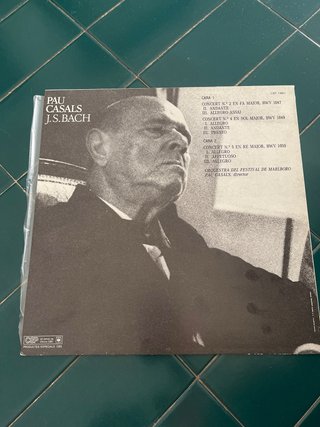 Vinilos Pau Casals - El Pessebre y Bach