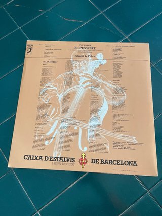 Vinilos Pau Casals - El Pessebre y Bach