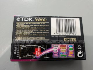 Pack 2 Cintas Cassette TDK SAX60