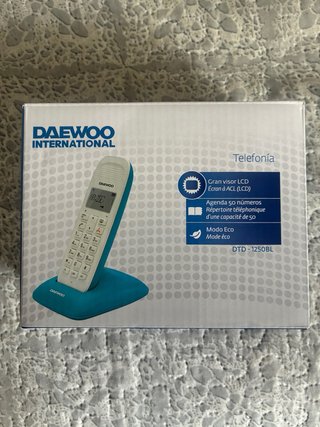 Teléfono Inalámbrico Daewoo DTD-1250BL
