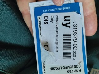 Leggings Adidas Running Verdi