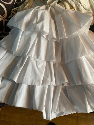 Cancan Fallera Talla 95 Blanco