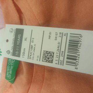 2 Camisetas Nuevas Naranja y Amarillo