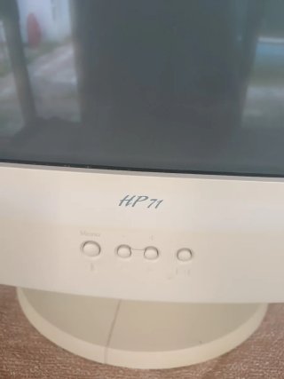 Pantalla Ordenador Antigua Olivetti Beige/Blanca