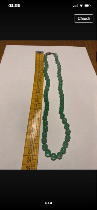Collana pietre verdi anni '90