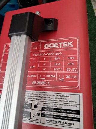 Saldatrice a plasma GOETEK CUT50