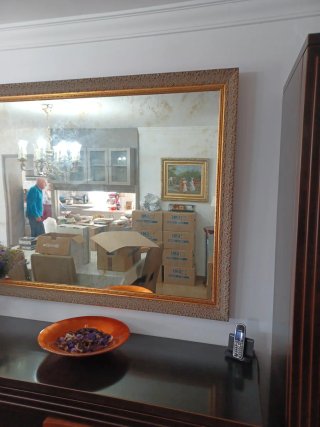 Espejo Vintage Madera y Cristal