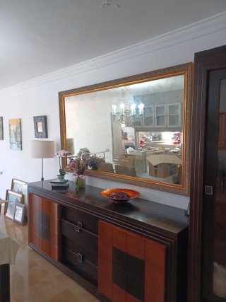 Espejo Vintage Madera y Cristal