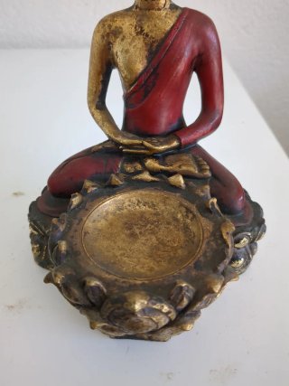 Figura Buda Resina Decorativa
