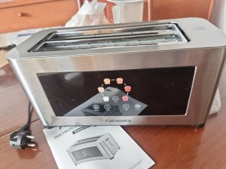 Tostadora Fatabeta Acero Inox 2 Rebanadas.