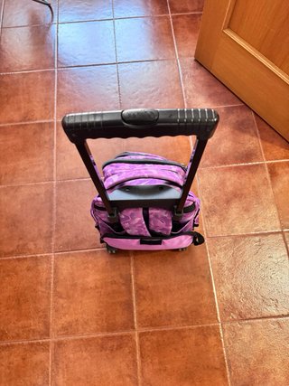Mochila Totto Morada Camuflaje Niña