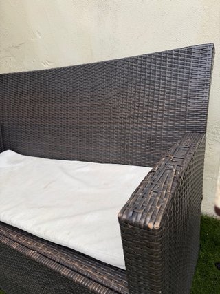 Conjunto terraza ratán 2 plazas + sillón