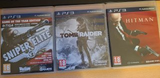 Lote 9 Giochi PS3: Tomb Raider, Hitman, Uncharted