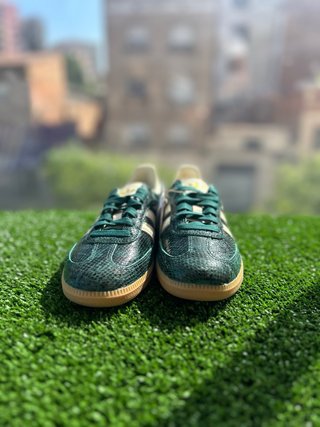 Adidas Samba Og Piel Serpiente Verde - Talla 40