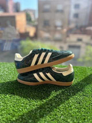 Adidas Samba Og Piel Serpiente Verde - Talla 40