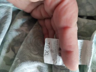 Vestido largo con volantes floral