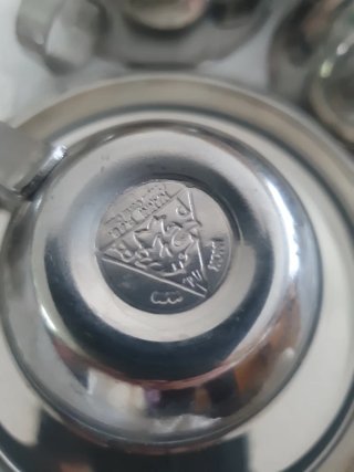 Set 6 Tazzine da Caffè Nanni anni 70 inox