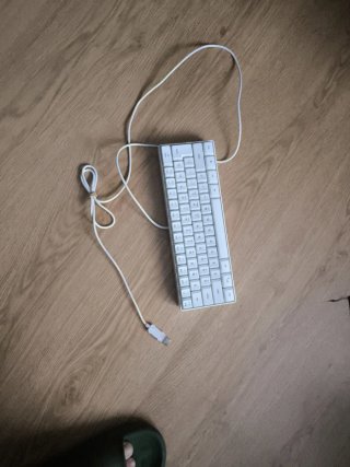 Teclado de membrana blanco RGB