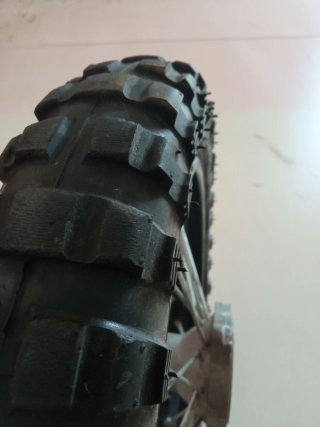 Rueda trasera pit bike