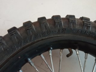 Rueda trasera pit bike