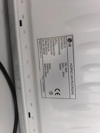 Microondas LG MS-192A