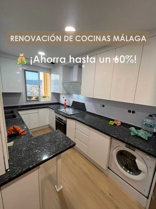 ESTRENA COCINA SIN OBRAS EN MÁLAGA ✨ | Renovación