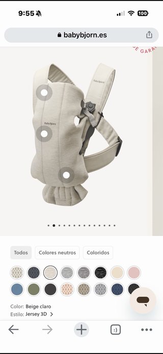 Mochila Portabebés BabyBjörn