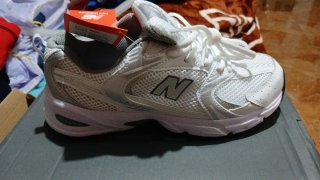 Tenis Plata y Blanco