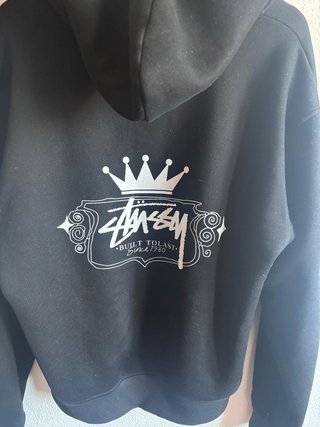 Sudadera Stüssy Negra Cremallera Talla L