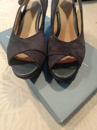 Sandalias cuña STONEFLY azul