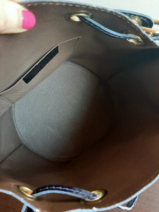 Bolso cubo piel nuevo Genuine leather