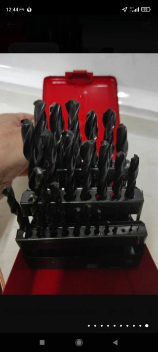 25 brocas de HSS para metal