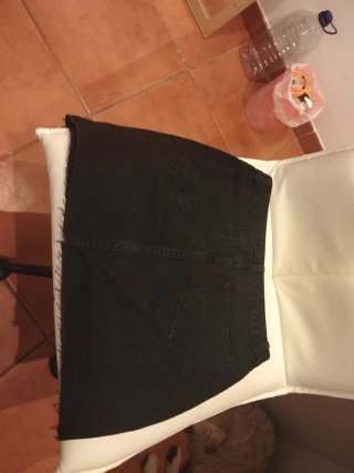 Falda tejana negra