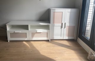 Conjunto Muebles Brimnes Ikea Blanco