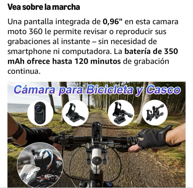 Mini Cámara Deportiva con Soporte Magnético