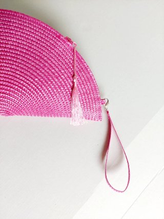 Bolso de mano FUCSIA