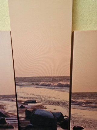 Cuadro Modular 5 Paneles Playa 150cm