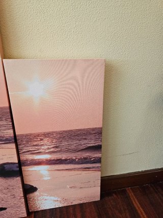 Cuadro Modular 5 Paneles Playa 150cm