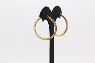 Pendientes Aro Greca Dorados
