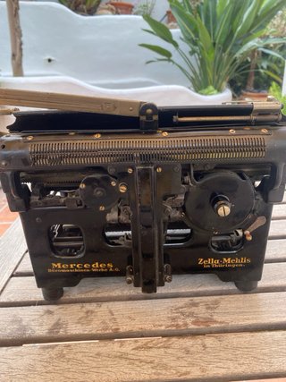 Máquina de escribir Mercedes años 30