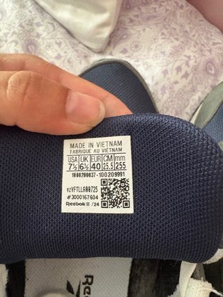 Zapatillas Reebok Azul y Gris