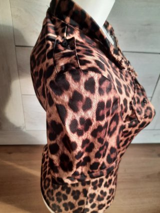 Maglietta donna fantasia leopardata