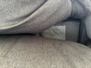 Sofá cama chaiselongue 3m tela gris. solo recogida