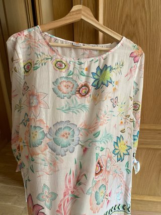 Blusa Emily Van Den Bergh Talla 42 Manga 3/4