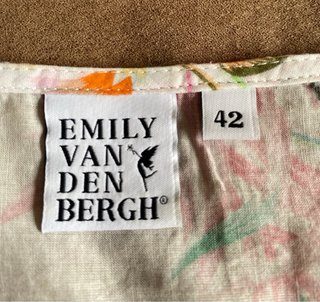 Blusa Emily Van Den Bergh Talla 42 Manga 3/4