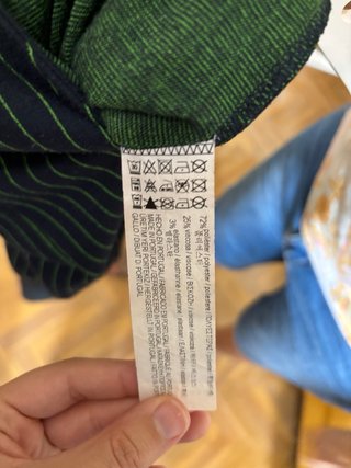 Mono Pull&Bear verde botella rayas