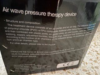 Presoterapia Nueva sin uso