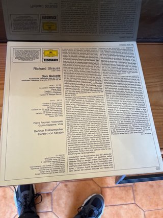 2 Vinili Classica Strauss: Don Quixote, Hornkonzer