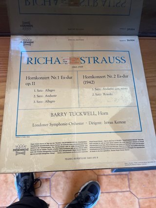 2 Vinili Classica Strauss: Don Quixote, Hornkonzer
