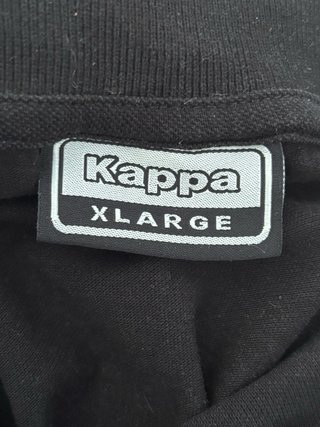 Polo Kappa Negro Talla XL